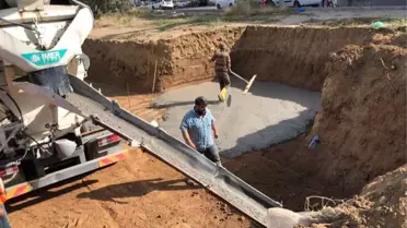 Başkan Kılınç Çarşı Mahallesindeki Caminin Temelini Attı