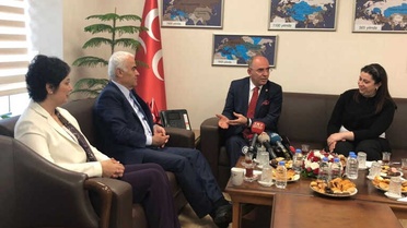 MHP AK Parti Heyetini Ağırladı