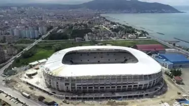 Ordu Stadının Yüzde 80'i Bitti, Eylül'de Açılıyor