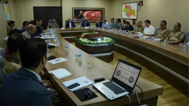 Siirt'te Seçim Güvenliği Toplantısı Yapıldı