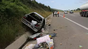 Bolu'da Trafik Kazası: 2 Yaralı
