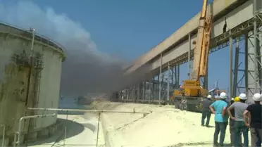 Bagfaş'ta Yangın Ucuz Atlatıldı
