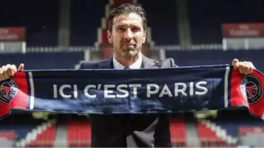 Psg'nin Yeni Kalecisi Buffon Basına Tanıtıldı