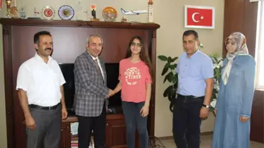 Rektör Battal'dan Lys Birincisi Can'a Tebrik