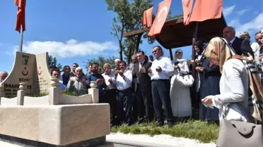 15 Temmuz Şehidi İbrahim Ateş'in Kabri ve Ailesi Ziyaret Edildi