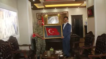 Albay Abaşlıoğlu'ndan Kaymakam Öztürk'e Veda Ziyareti