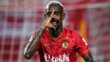 Beşiktaş'tan Ayrılan Anderson Talisca, Çin'deki İlk Maçında 3 Gol Attı