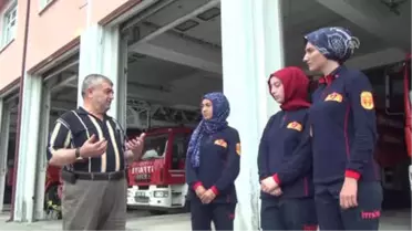 Geleceğin Kadın İtfaiyecileri Mesleğe Hazırlanıyor