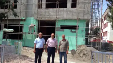 Kaymakam Demirkale, Okul İnşaatlarını İnceledi