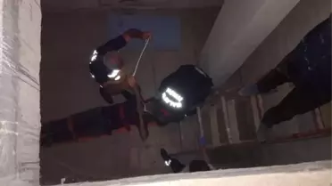 İnşaatın Bodrumuna Düşen Kişi Yaralandı