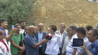 Kaftancıoğlu Sütlüce'de Çöken Binanın Sakinleri ile Görüştü