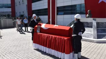 Şehit Polis Memuru İçin Emniyette Tören Düzenlendi