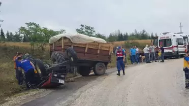Bilecik'te Traktör ile Otomobil Çarpıştı: 1 Ölü, 2 Yaralı