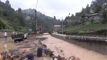 Şiddetli Yağışın Ardından 5 Ev Tedbir Amaçlı Boşaltıldı