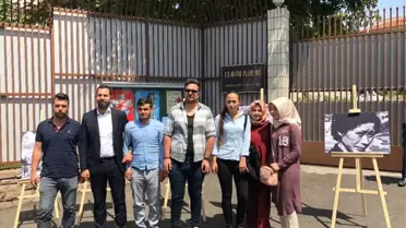 AK Partili Gençler, Büyükelçilik Önünde Hiroşima İçin Anma Etkinliği Yaptı