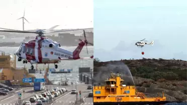 İsveç'te Adada Korkutan Yangın