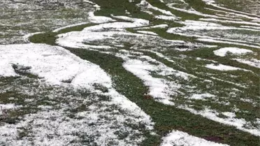 Ardahan'da Dolu Etkili Oldu