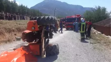 Traktör Devrildi; Kayınvalide Öldü, Gelini ve Torunu Yaralı