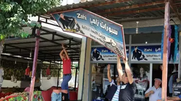 Adana'da Arapça Tabelalar Kaldırıldı