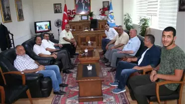 Faruk Alpaslan'dan Başkan Berge'ye Ziyaret