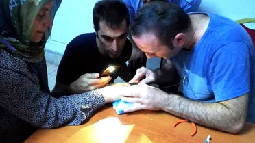 Parmağına Sıkışan Yüzüğü İtfaiye Çıkardı