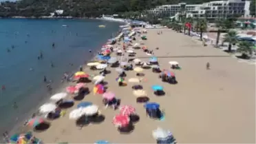İzmir Menderes'te Örnek Şezlong Operasyonu... Sahilde Vatandaşa Parayla Satılan Tüm Şezlonglar...