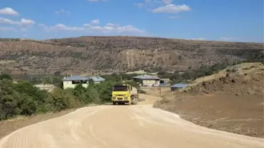 Tunceli'de Grup Köy Yollarında Çalışma