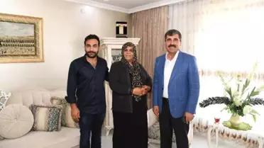 Başkan Asya'dan Fedakar Teyzeye Ziyaret