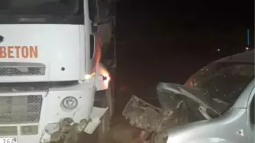 Midyat'ta Trafik Kazası: 2 Yaralı