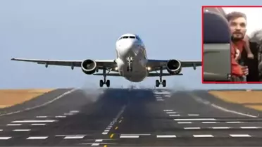 Uçakta Bomba Olduğunu Söyleyen Sarhoş Yolcu Panik Yarattı, O Anlar Kamerada