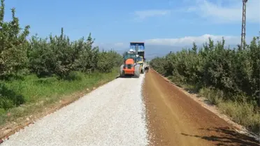 Korkuteli Ballık Yolu Asfaltla Buluşuyor