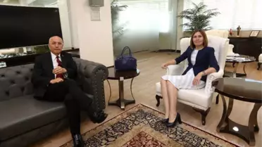 Yenimahalle Kaymakamı Başkan Yaşar'ı Ziyaret Etti