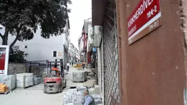 Eyüpsultan'daki Kırkmerdiven Caddesi Yenileniyor