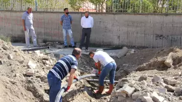 Demirci Mahallesinde Alt Yapı Çalışmalarını Sürdürüyor.
