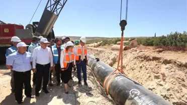 Dev İçme Suyu Projesinde Çalışmaların Yüzde 82'si Tamamlandı