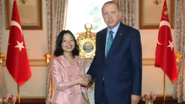 Erdoğan Japonya Prensesi ile Görüştü