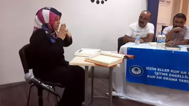 İşitme Engelliler Kur'an Okuma Yarışmasına Buruk Bir Heyecanla Katıldı