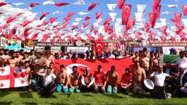 Kahramanmaraş'ta Uluslararası Güreş Festivali Tamamlandı