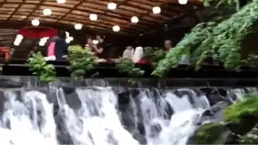 Bambulardan Akan Yemeklerin Alındığı Açık Büfe Restoran, Sosyal Medyada Büyük İlgi Gördü