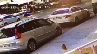 Eski MHP Milletvekiline Arabanın Çarpma Anı Kamerada