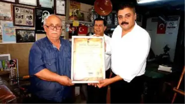 Sarıgöl'de Yılın Ahisi 49 Yıllık Tenekeci Süleyman Usta