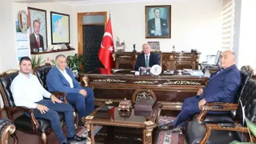 Şahin, Kaymakam Çorumluoğlu ile Görüştü