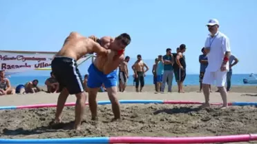 Türkiye Plaj Güreşi Şampiyonası Başladı