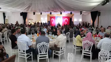 Vali Kamçı Gazilerle Yemekte Bir Araya Geldi