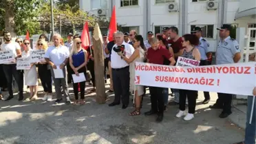 KKTC'de 'Kazıklı' Protesto