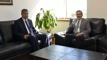 Başkan Ataç'tan Kaymakam Yılmaz'a Ziyaret