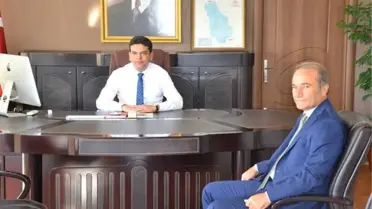 Başkan Kızıldaş'tan, Kaymakam'a Hayırlı Olsun Ziyareti