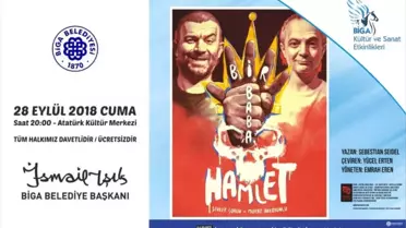 Akm'de Yeni Sezonun İlk Oyunu: 'Bir Baba Hamlet'