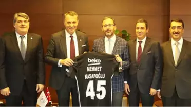 Beşiktaş Başkanı Fikret Orman'dan Spor Bakanı Mehmet Kasapoğlu'na Ziyaret!