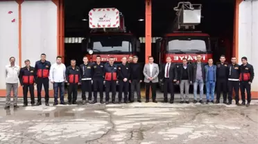 Bozüyük Belediye Başkanı Fatih Bakıcı, İtfaiye Personeli ile Bir Araya Geldi
